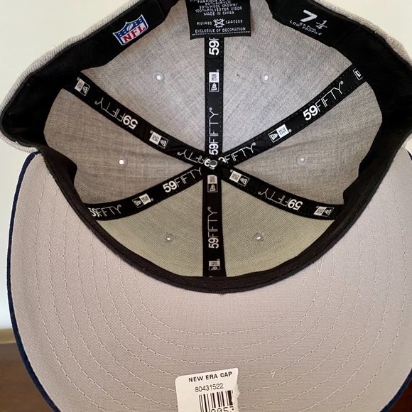 New Era 59FIFTY New England Patriots NFL  Rare New Era Low Profile 59Fifty Sz 7 1/4 New England Patriots Change Up Hat Cap
